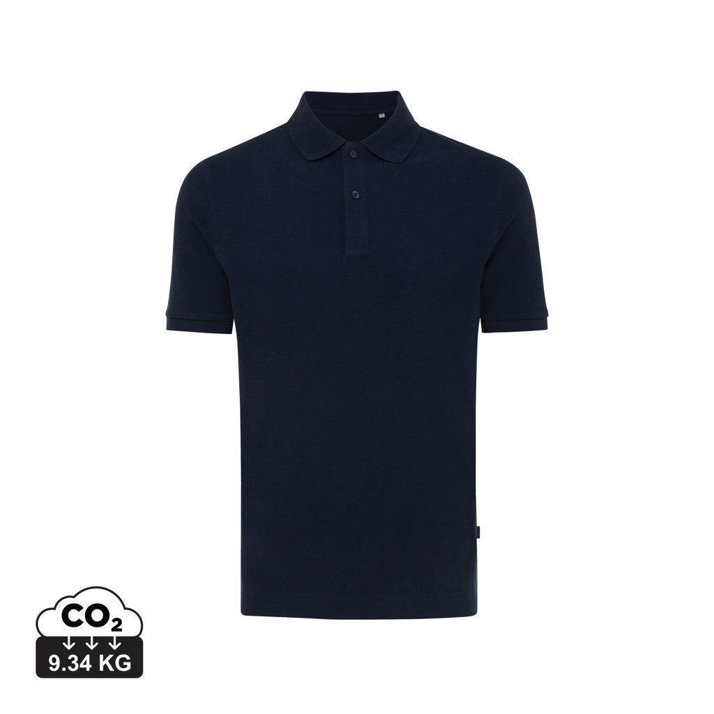 IQONIQ Yosemite Piqué-Poloshirt aus recycelter Baumwolle – navy blau
