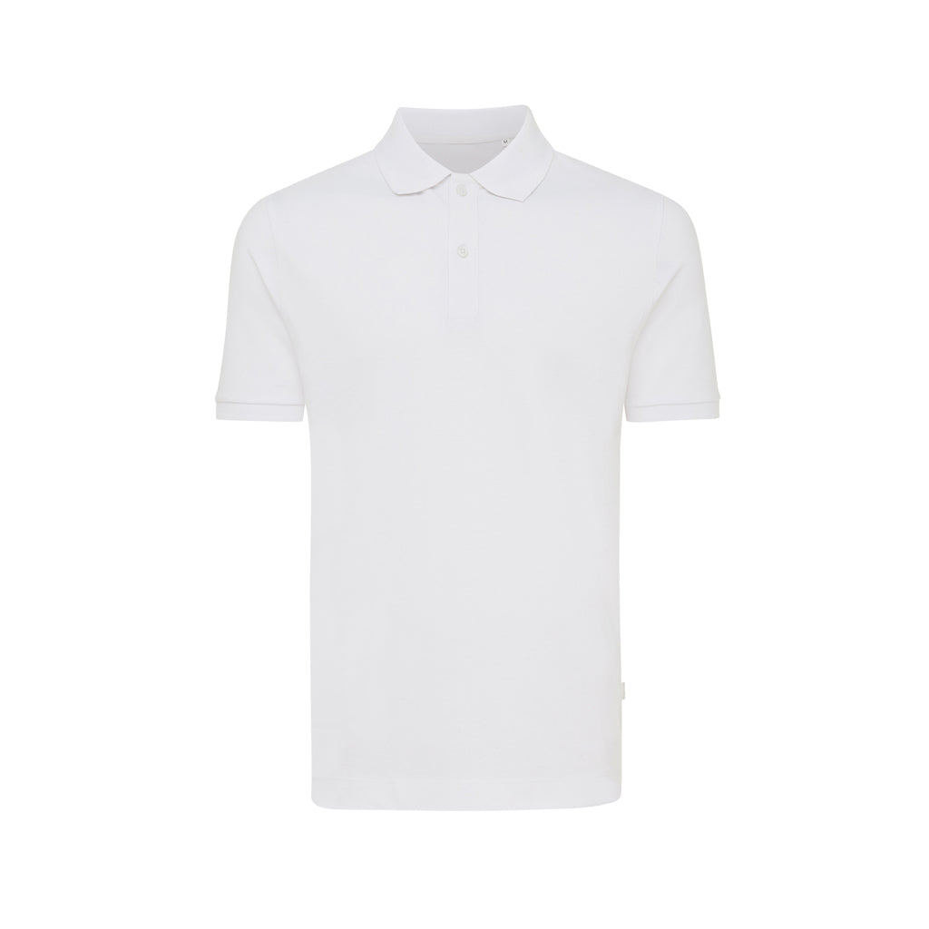 IQONIQ Yosemite Piqué-Poloshirt aus recycelter Baumwolle – recycled white