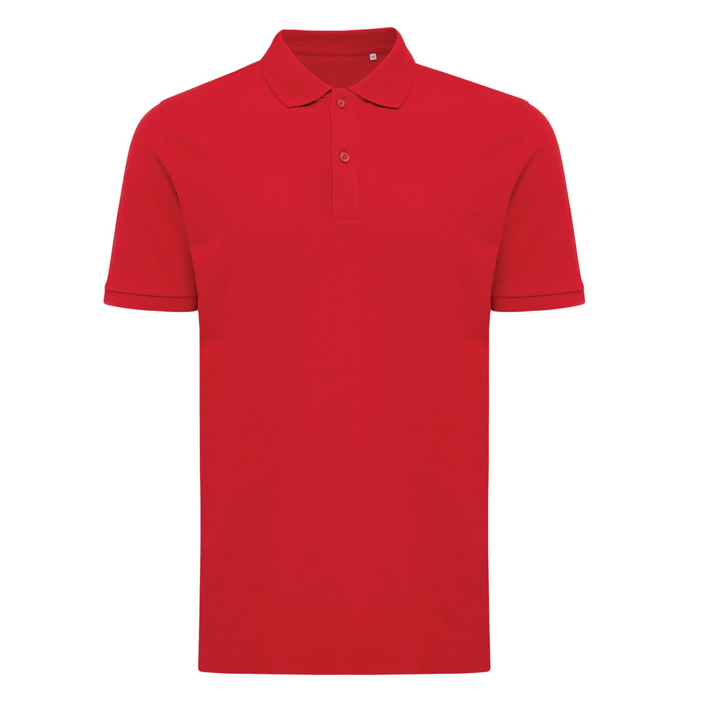 IQONIQ Yosemite Piqué-Poloshirt aus recycelter Baumwolle – rot
