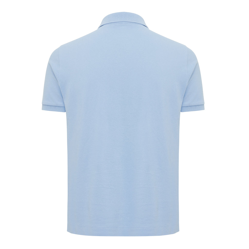 IQONIQ Yosemite Piqué-Poloshirt aus recycelter Baumwolle – sky blue