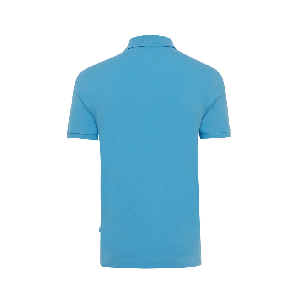 IQONIQ Yosemite Piqué-Poloshirt aus recycelter Baumwolle – tranquil blue