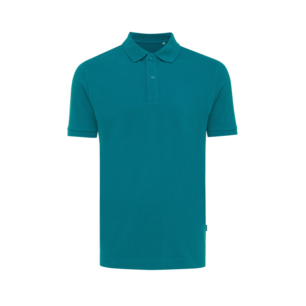 IQONIQ Yosemite Piqué-Poloshirt aus recycelter Baumwolle – verdigris