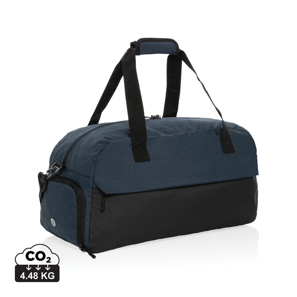 Kazu AWARE™ RPET Weekend-Duffel-Bag – blau