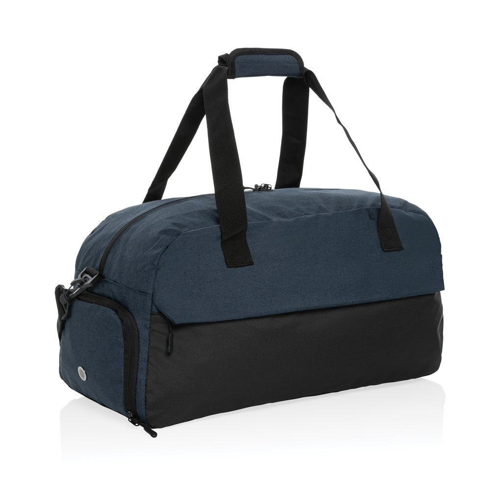 Kazu AWARE™ RPET Weekend-Duffel-Bag – blau