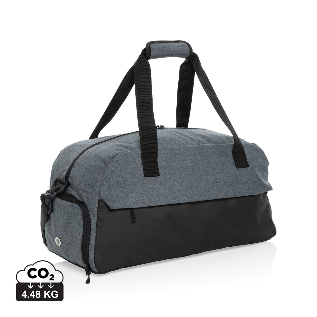 Kazu AWARE™ RPET Weekend-Duffel-Bag – grau