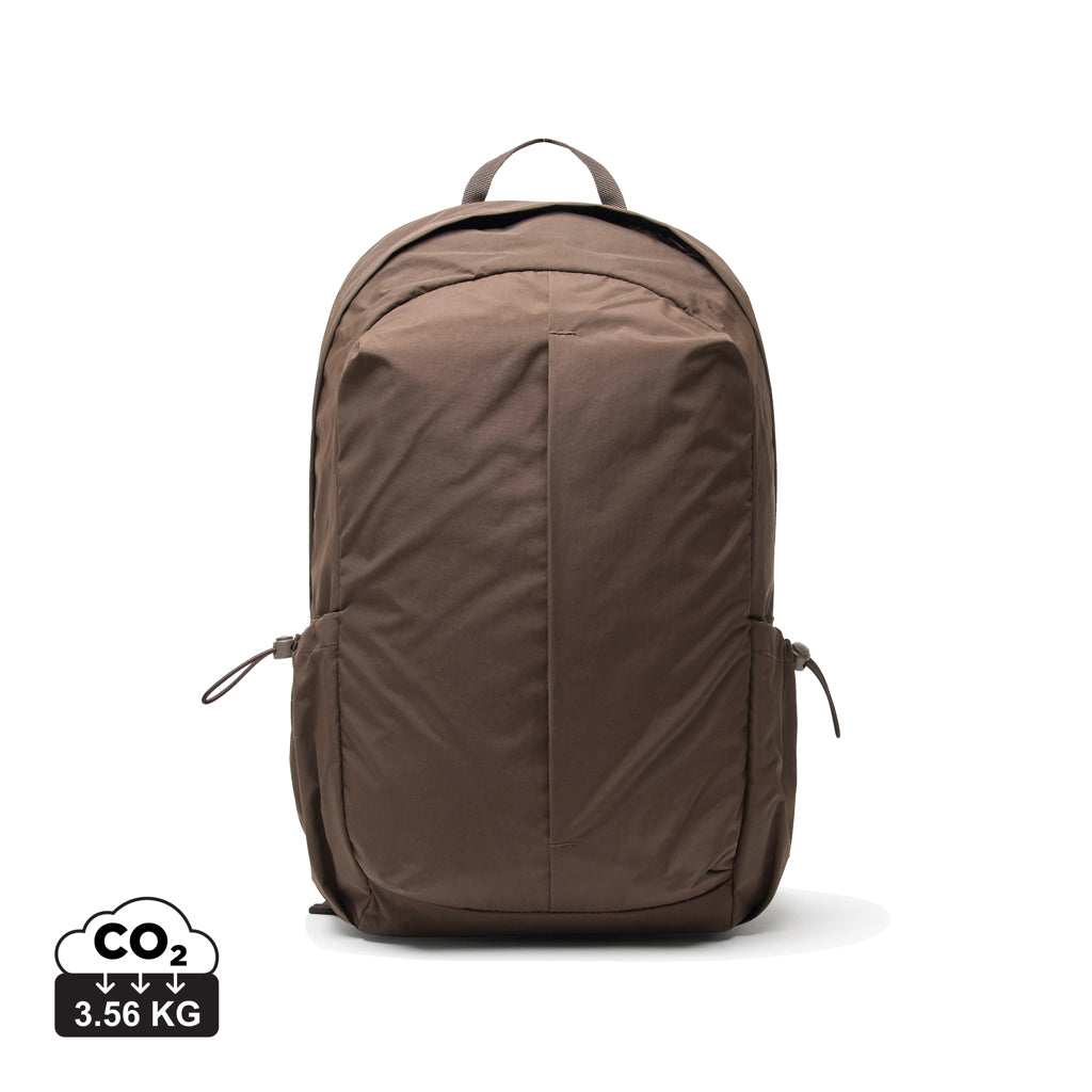 KENTO URBAN 15,6" Rucksack aus RCS recyceltem Nylon – braun