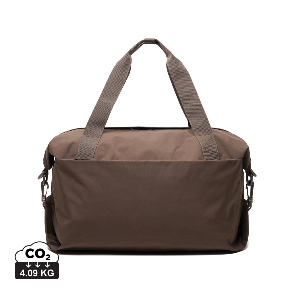 KENTO URBAN Weekender aus RCS recyceltem Nylon – braun