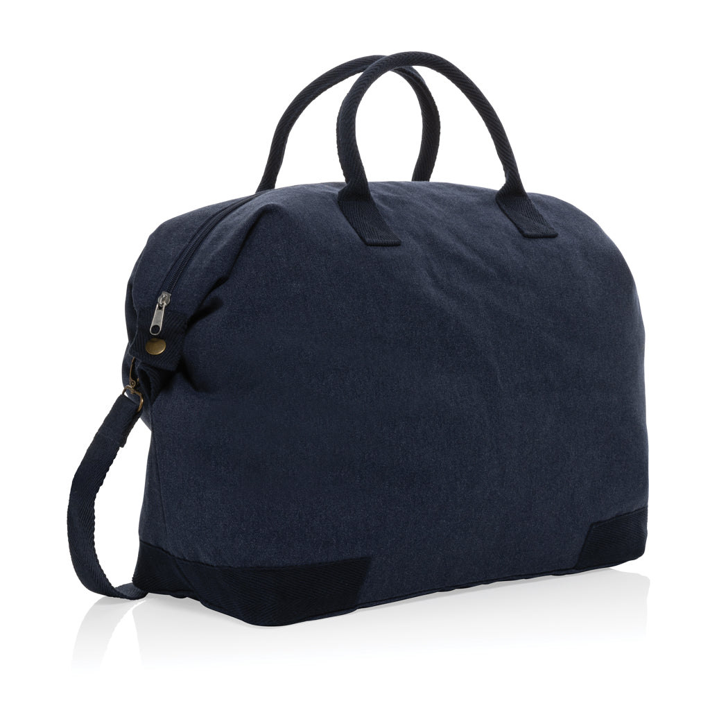 Kezar AWARE™ 500g/m² Wochenendtasche aus recyceltem Canvas – navy blau