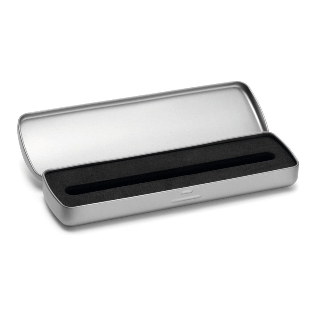 Klappetui aus Metall in Silber – Silber