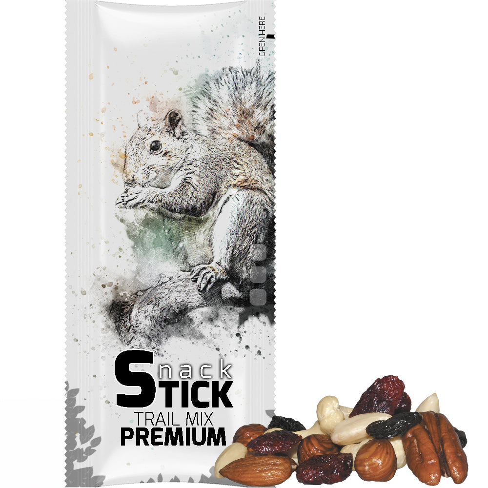 Knabbermischungen im Snackbeutel Riegelformat – Premium Studentenfutter, ca. 30 g
