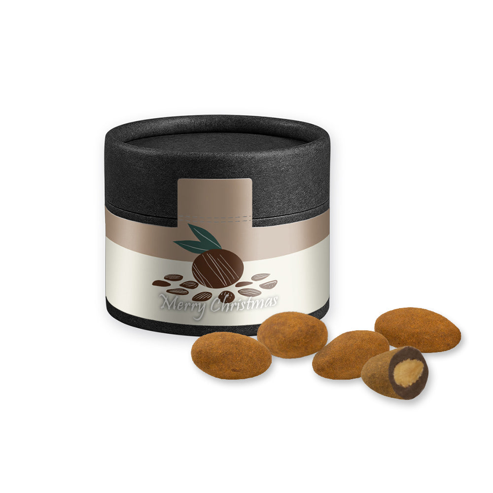 Knusperkugeln und Mandeln in Schwarz, Mini – Schokomandeln mit Zimt, ca. 40 g
