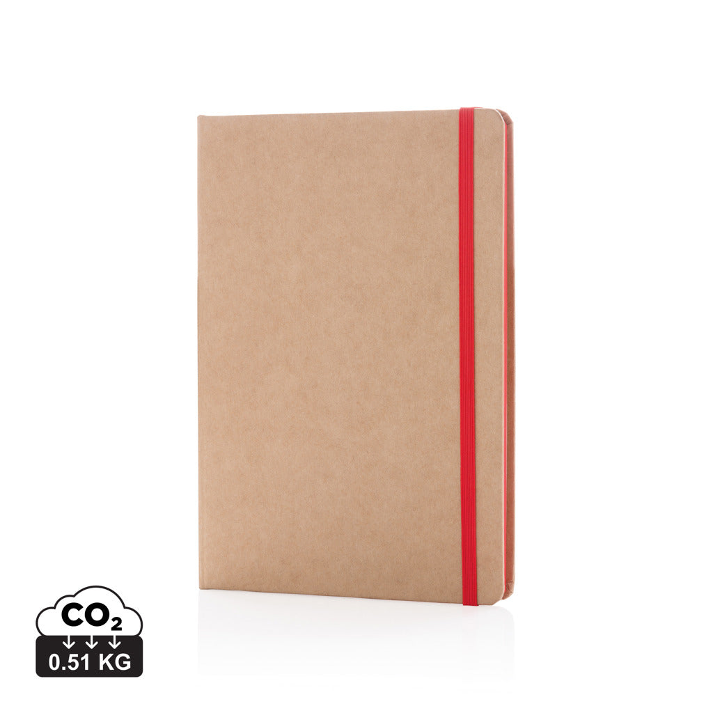 Kraft A5 Notizbuch – rot