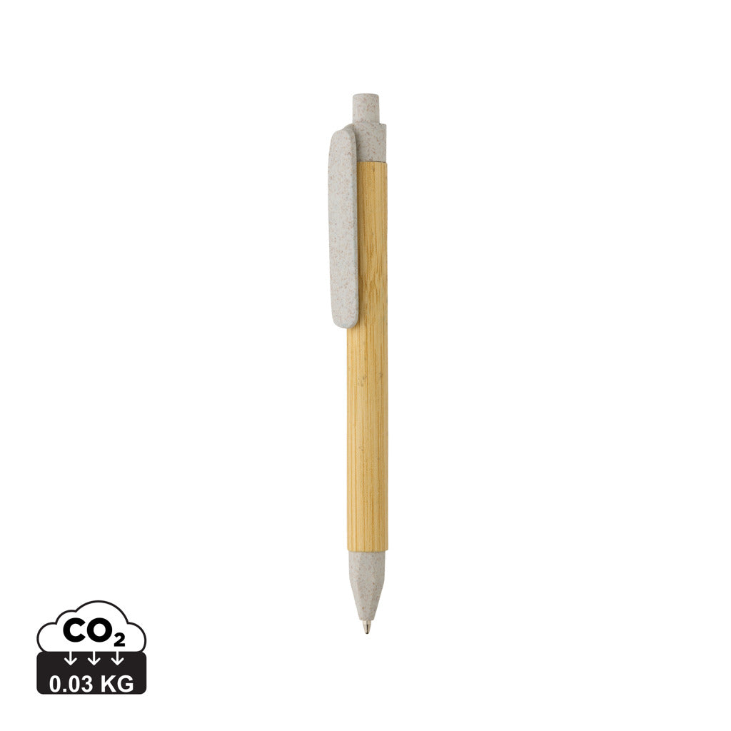 Kugelschreiber aus recyceltem Papier – off white