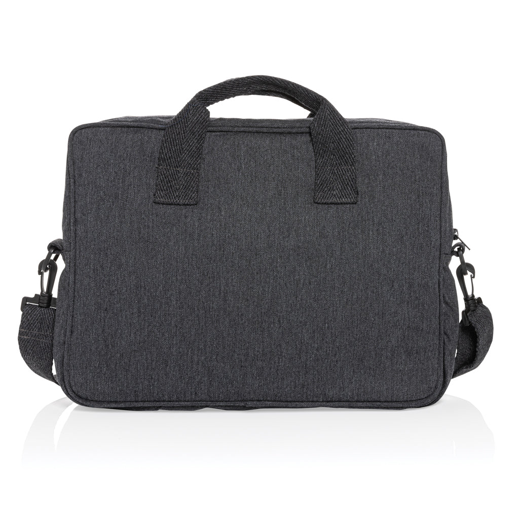 Laluka AWARE™ 15.4" Laptop-Tasche aus recycelter Baumwolle – anthrazit