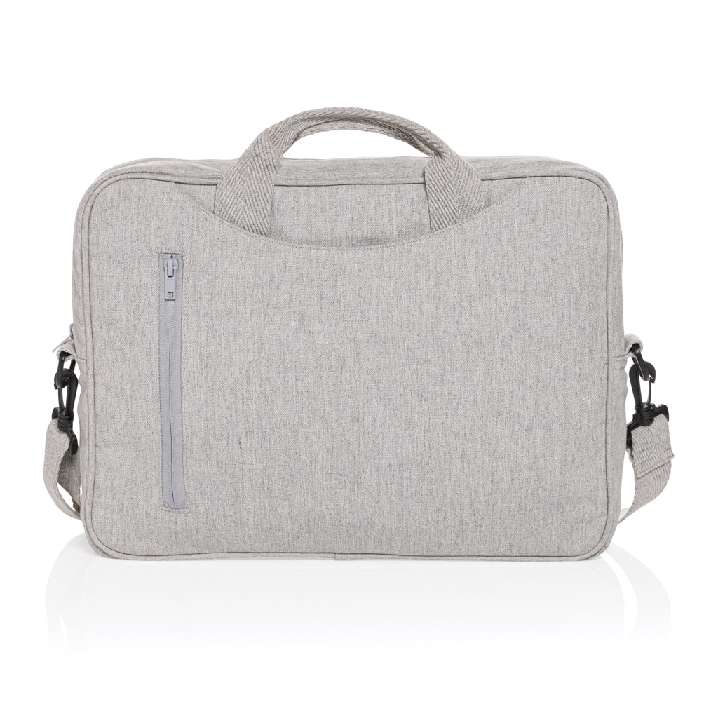 Laluka AWARE™ 15.4" Laptop-Tasche aus recycelter Baumwolle – grau