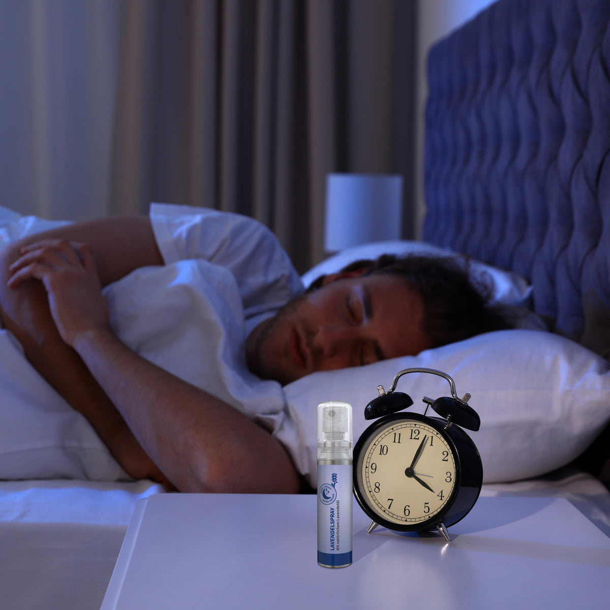 Lavendel Duftspray 20 ml Aluminiumdose mit Etikett rundum