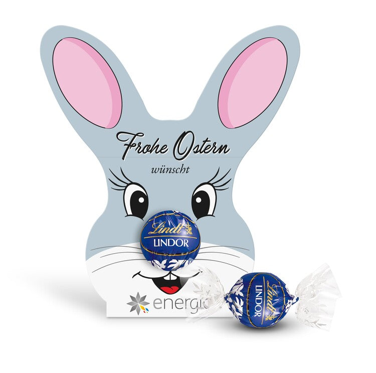 Lindt Lindor Kugel feinherb in Osterhase Kartonage