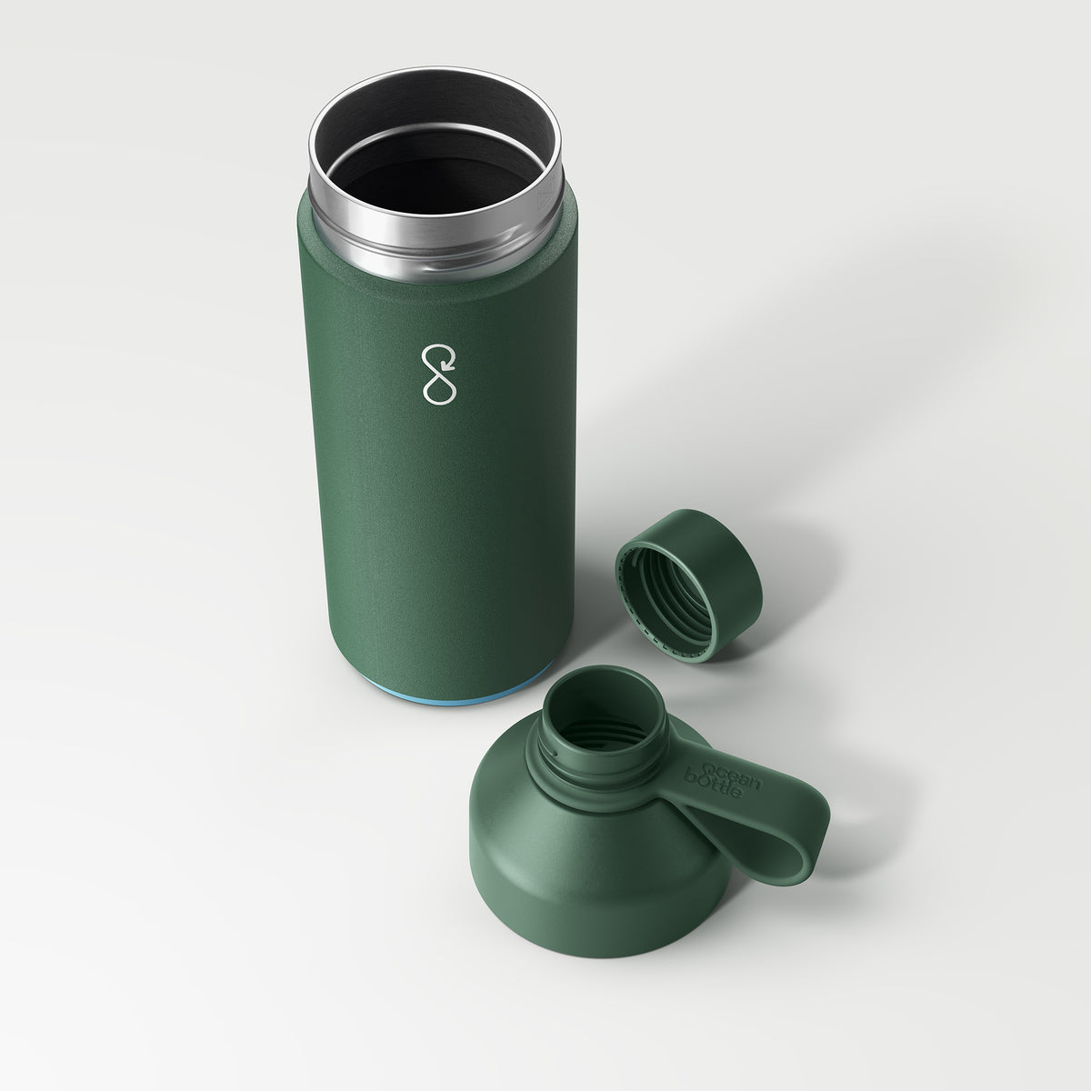 Logo-Veredelung auf der Ocean Bottle Thermosflasche Werbeartikel