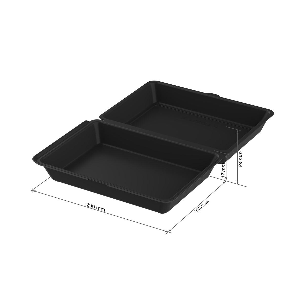 Menübox „ToGo“ XL, ohne Trennstege