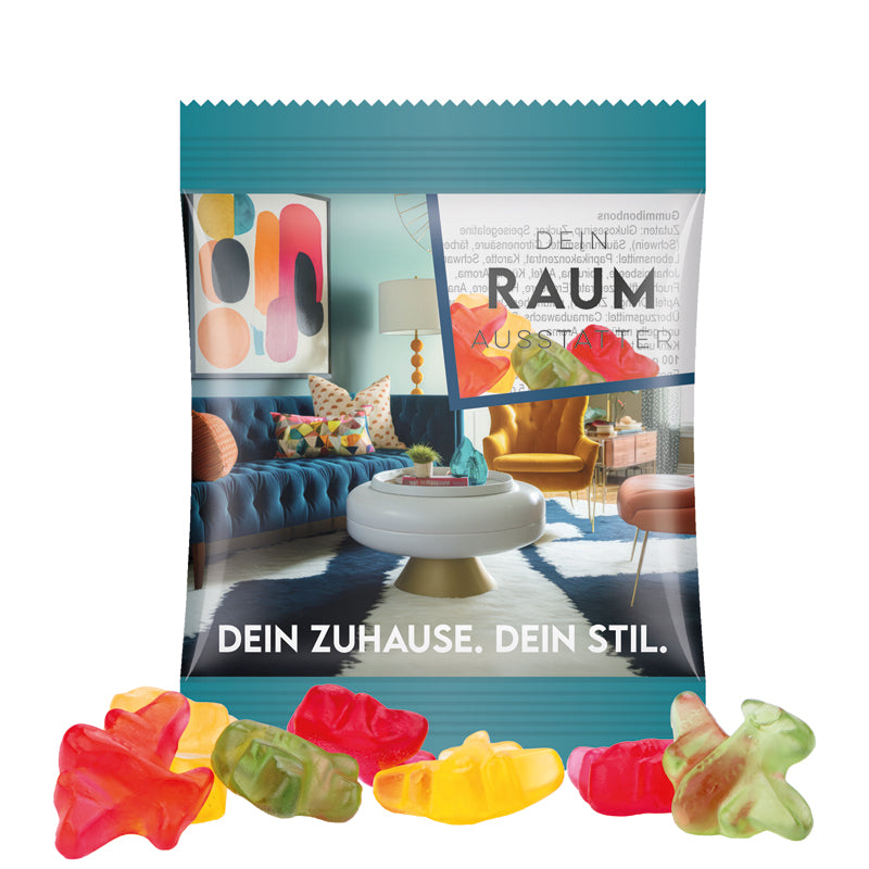 Minitüte 12 g Trolli vegane Fruchtgummi Bärchen