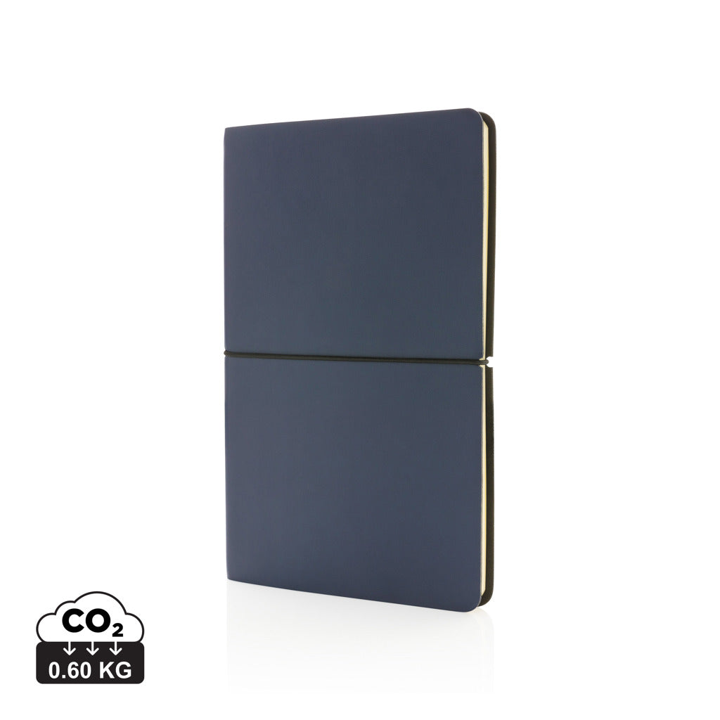 Modern Deluxe Softcover A5 Notizbuch – navy blau