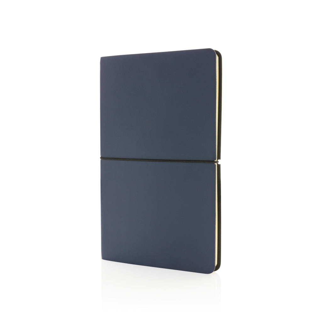 Modern Deluxe Softcover A5 Notizbuch – navy blau
