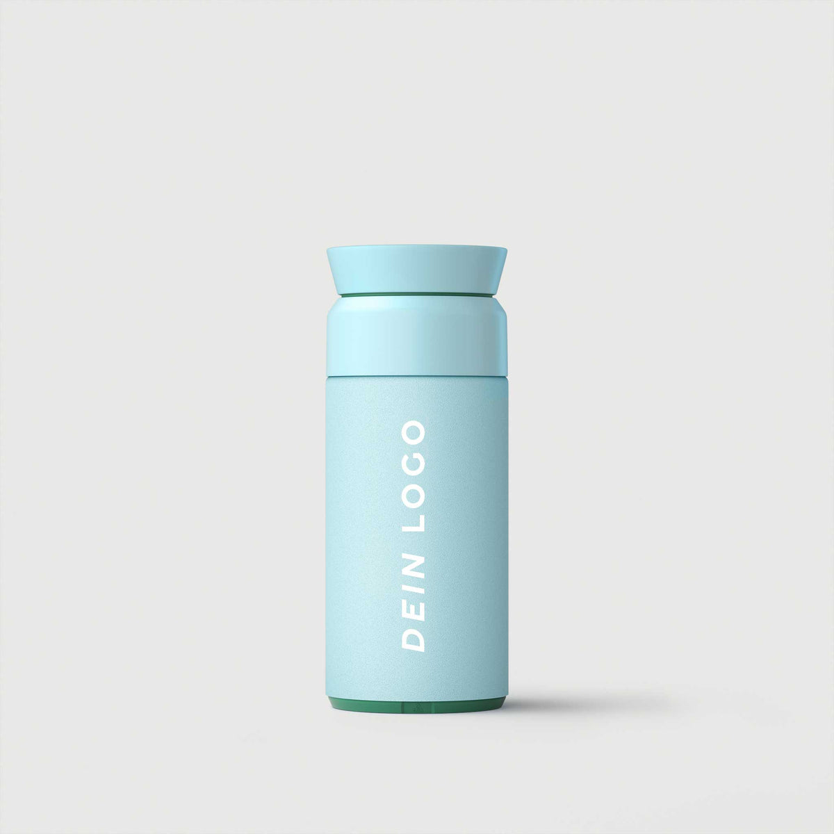 Pulverbeschichteter Werbeartikel - Ocean Bottle Thermosbecher in hellblau