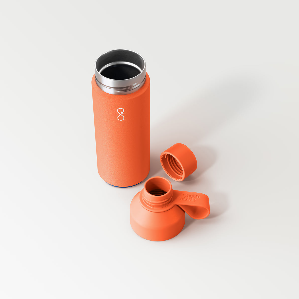 Recycelter Edelstahl für die Ocean Bottle Thermosflasche 500ml