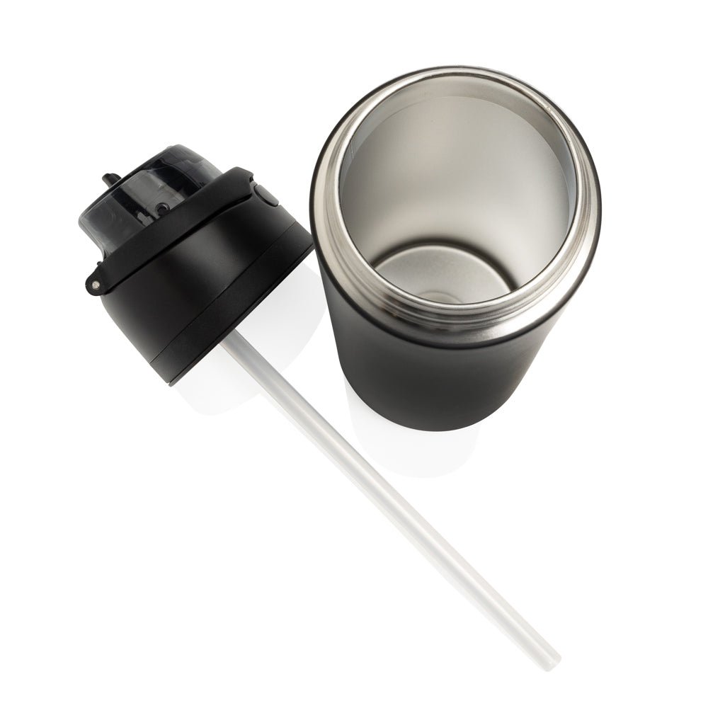Omni Sip verschließbare Flasche aus RCS-reSteel, 720ml – schwarz
