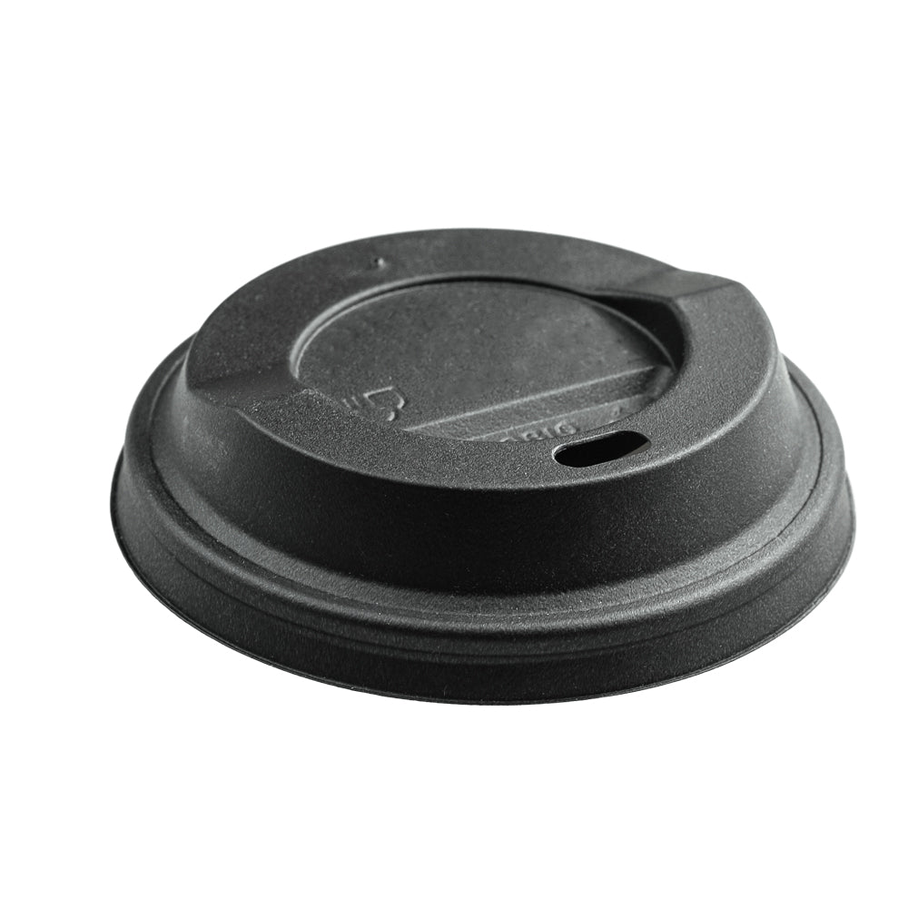 PE Deckel für Becher schwarz, 80 mm
