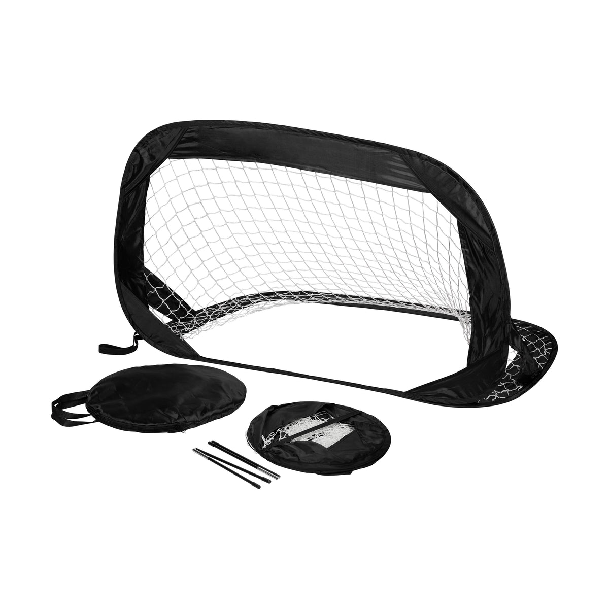 PopUp-Tor „Kicko“, 2 in 1 – Schwarz