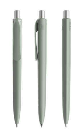 prodir DS8 True Biotic Kugelschreiber in jade mit silber satiniertem Druckknopf