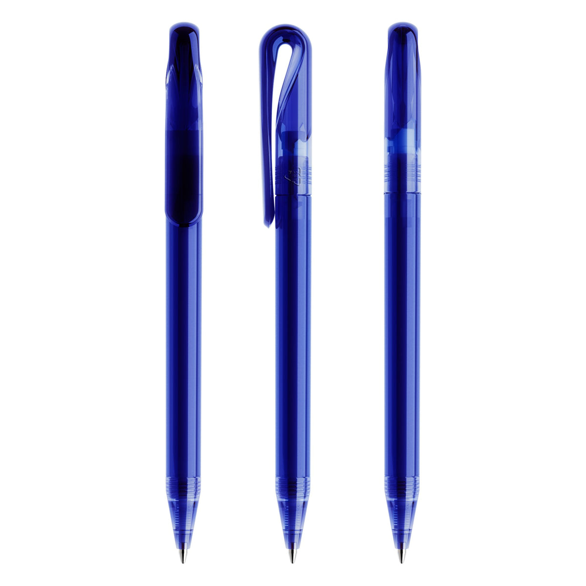 prodir DS1 Drehkugelschreiber transparent – Klassikblau T50