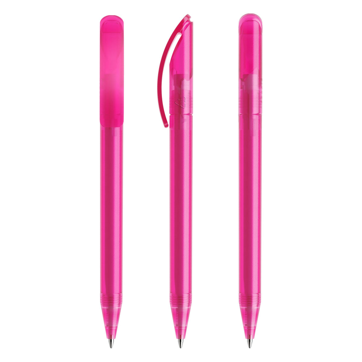 prodir DS3 Drehkugelschreiber gefrostet – Pink F25