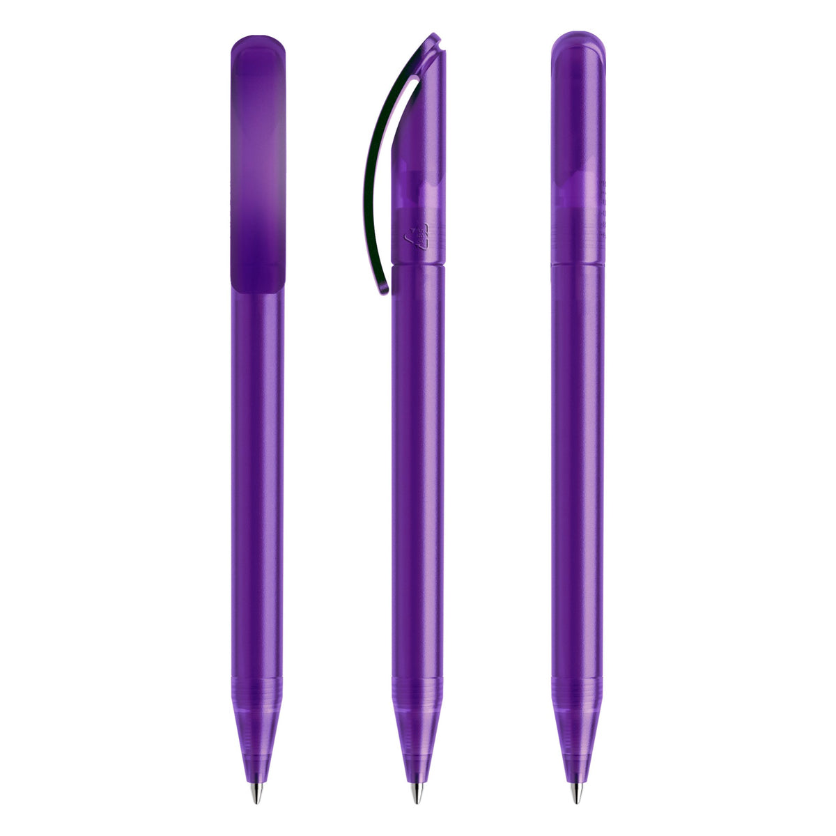 prodir DS3 Drehkugelschreiber gefrostet – Violett F30