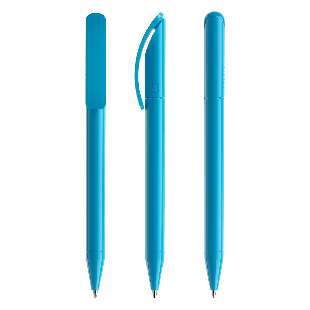 prodir DS3 Drehkugelschreiber glänzend – Cyanblau P58