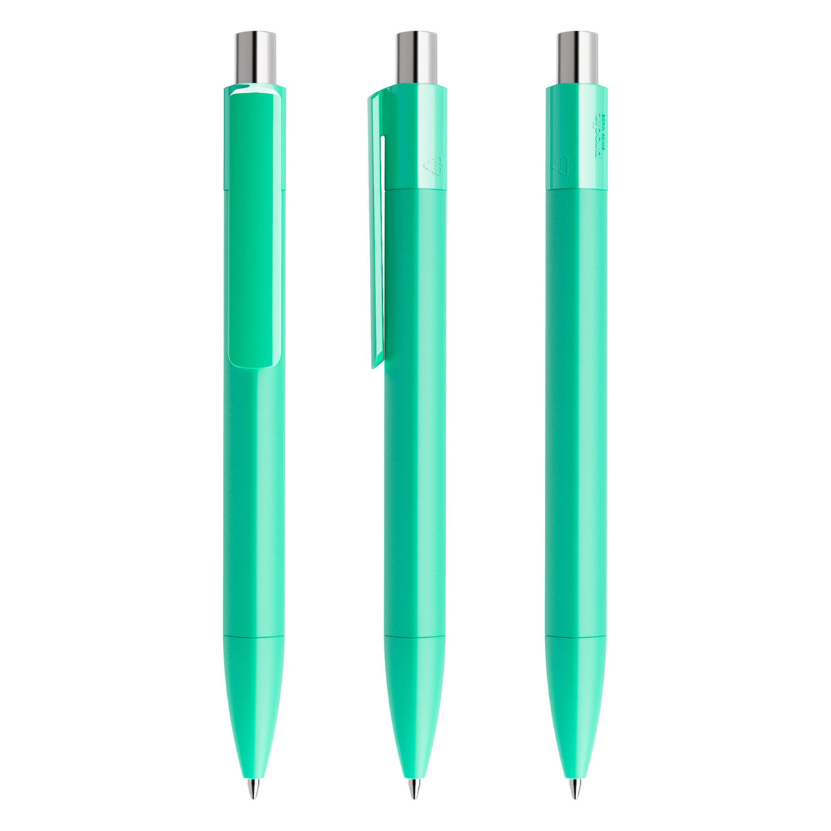 prodir DS4 Druckkugelschreiber matt – Mintcreme / Silber galvanisch verchromt M34 Z