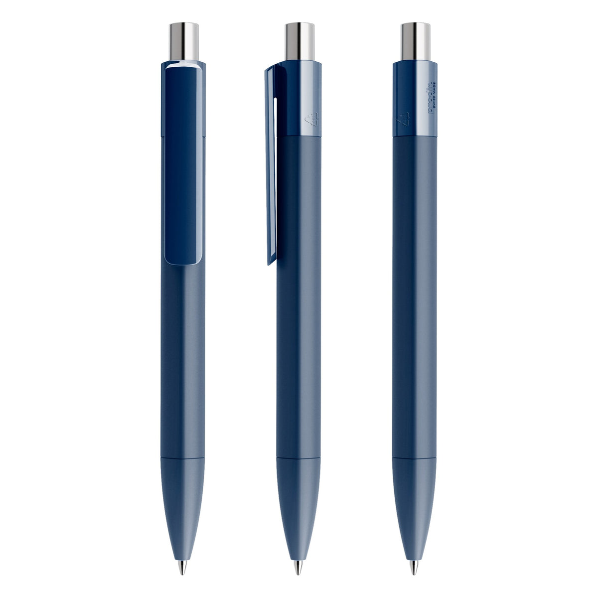 prodir DS4 Druckkugelschreiber matt – Sodalithblau / Silber galvanisch verchromt M62 Z