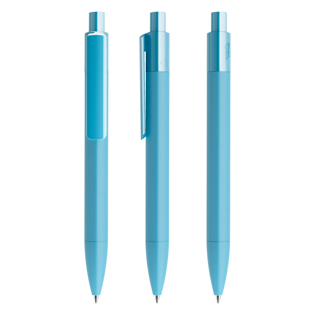 prodir DS4 Druckkugelschreiber Soft Touch – Rauchblau R56