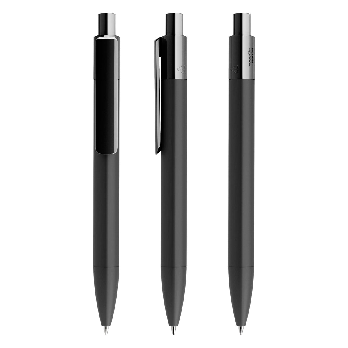 prodir DS4 Druckkugelschreiber Soft Touch – Schwarz R75