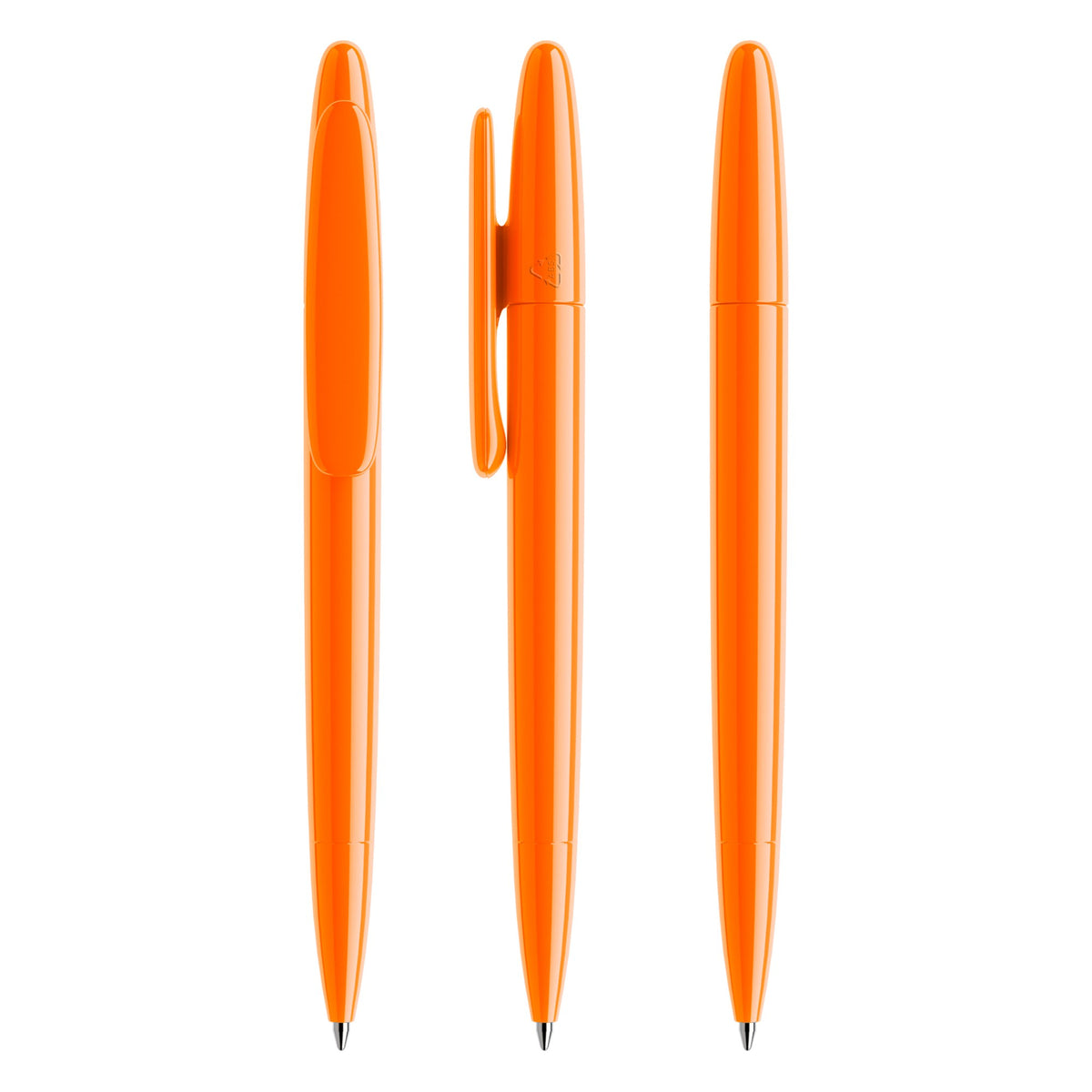 prodir DS5 Drehkugelschreiber vollfarbig poliert – Orange P10