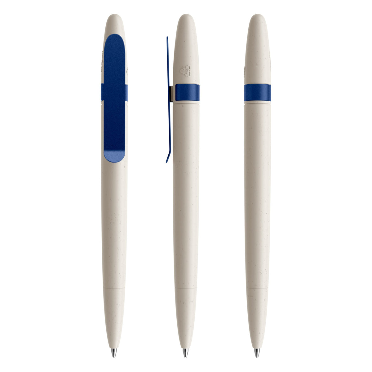 prodir DS5 Shell Drehkugelschreiber mit Metallclip – Muschel / Sideralblau satiniert E03-S61