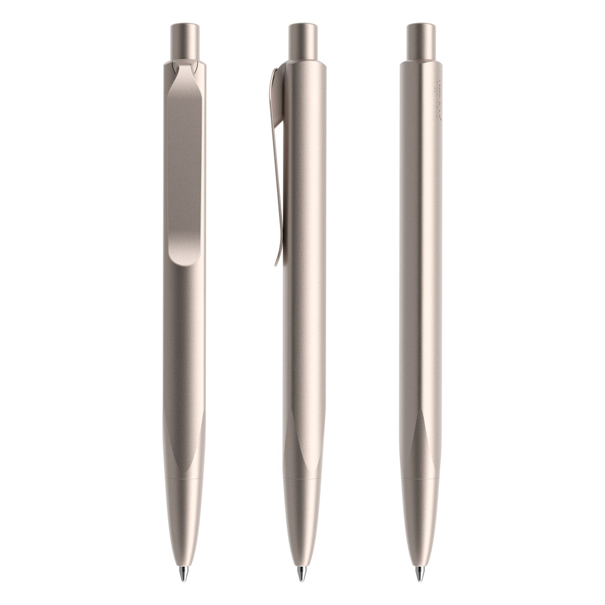 prodir MS8 Druckkugelschreiber Aluminium satiniert – Seide / Seide satiniert S03-S03 S