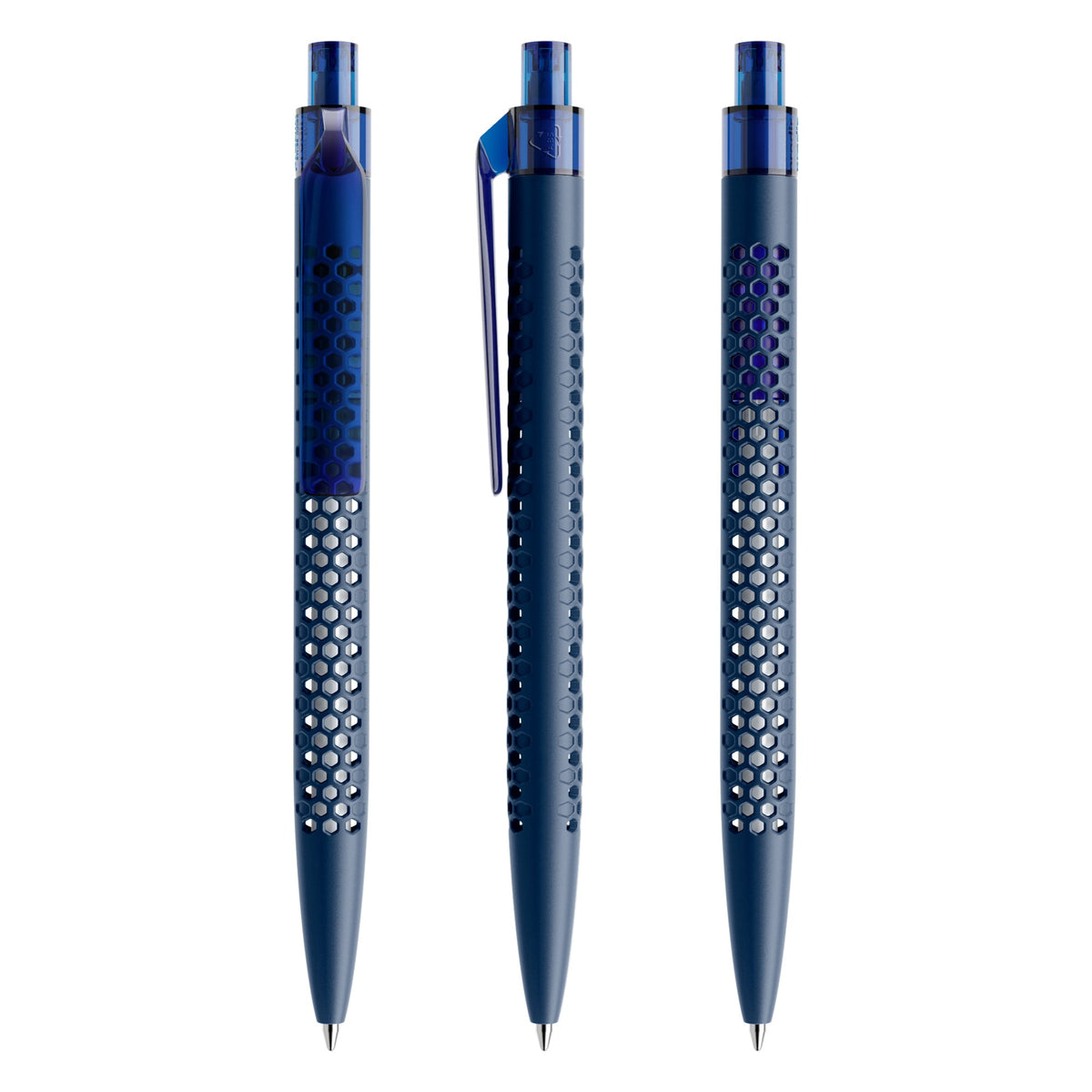 prodir QS40 Druckkugelschreiber matt mit Kunststoffclip – Sodalithblau M62