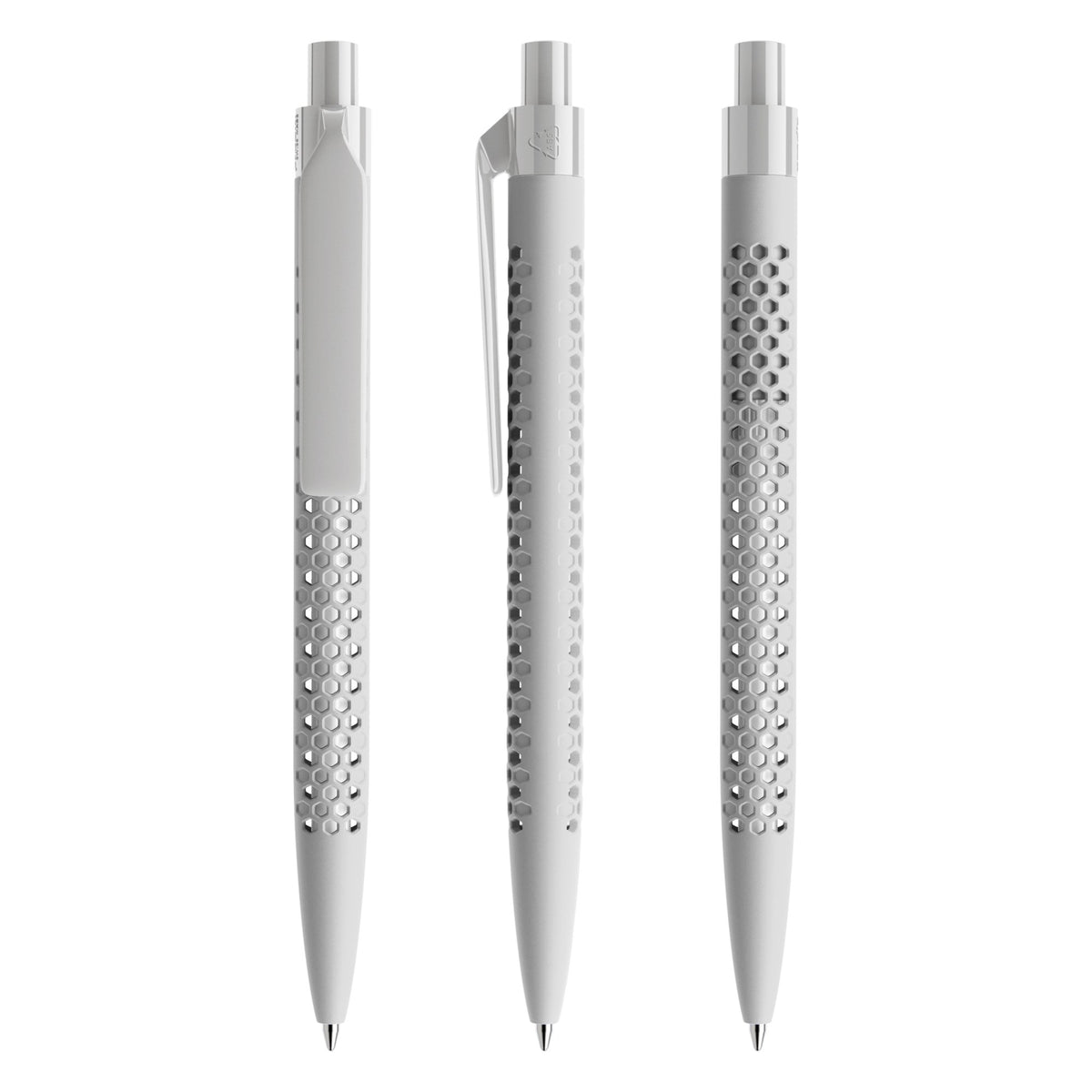 prodir QS40 Druckkugelschreiber Soft Touch – Betongrau R77