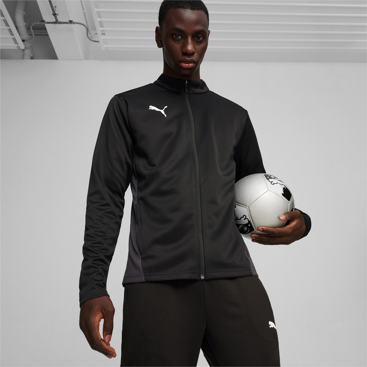 Puma Black-Puma White-Flat Dark Gray