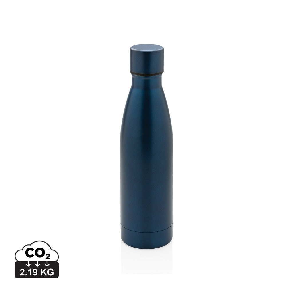 RCS recycelte Stainless Steel Solid Vakuum-Flasche – navy blau