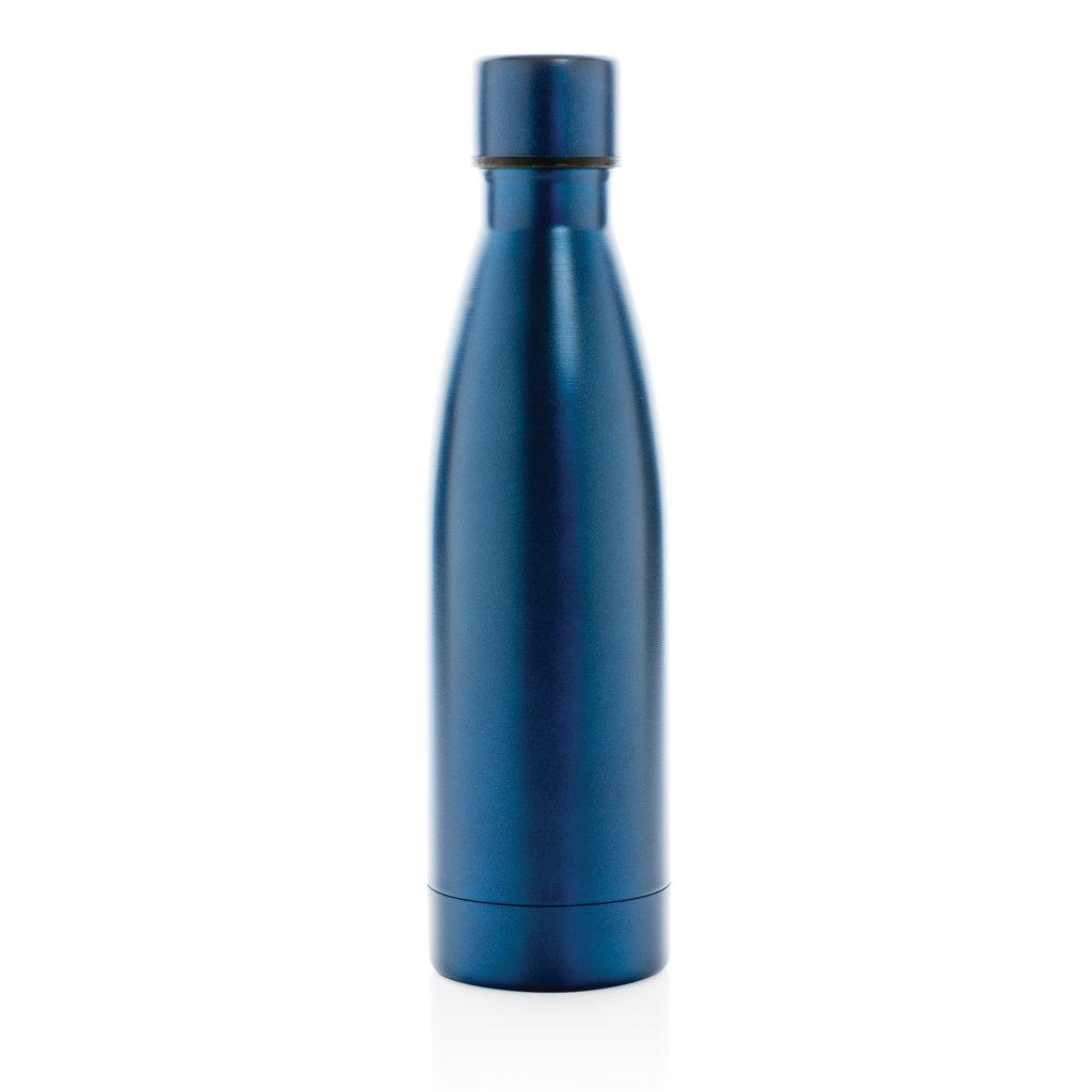 RCS recycelte Stainless Steel Solid Vakuum-Flasche – navy blau