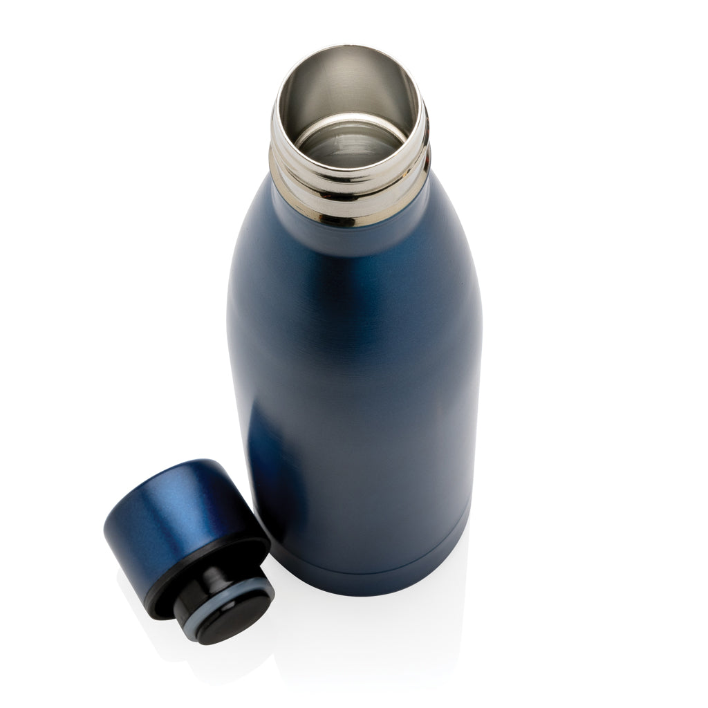 RCS recycelte Stainless Steel Solid Vakuum-Flasche – navy blau
