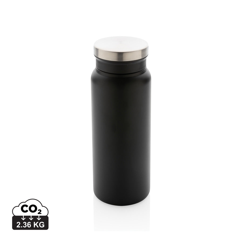 RCS recycelte Stainless Steel Vakuumflasche 600ml – schwarz